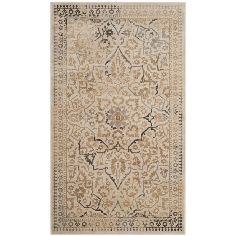 Emmie Oriental Hand Woven Area Rug, Rectangle 99 x 170 cm