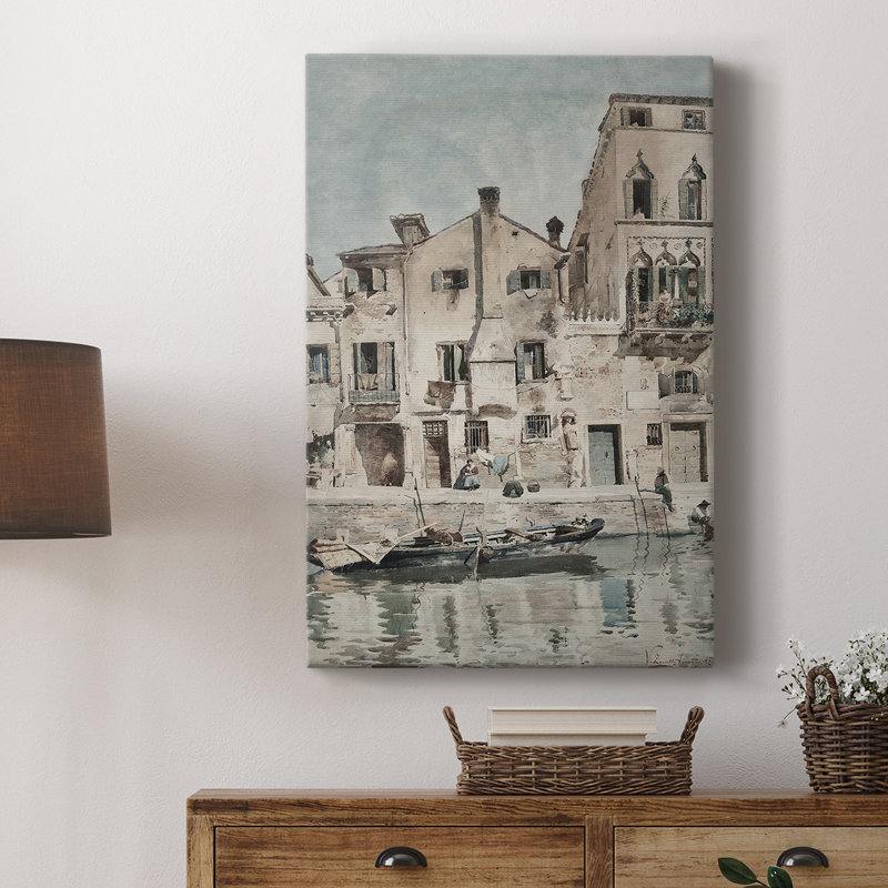 Paysage rétro CLV III - galerie Cavas sur mesure, H 18 po x l 12 po