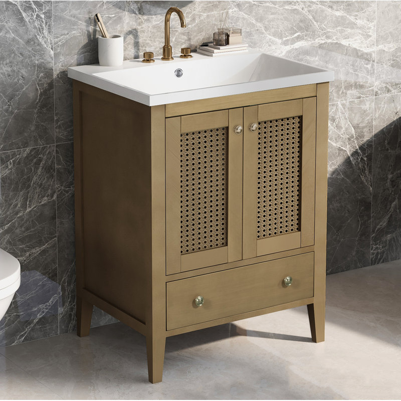 Meuble-lavabo 24 po avec lavabo en céramique