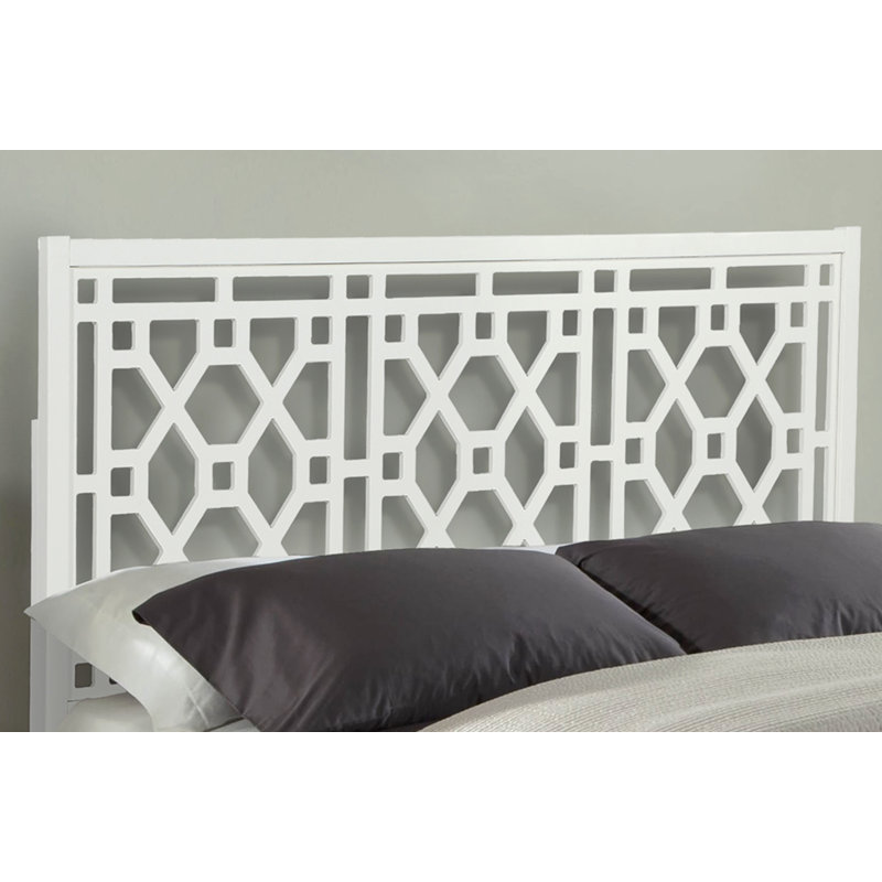 Tabor Chippendale White Headboard - King
