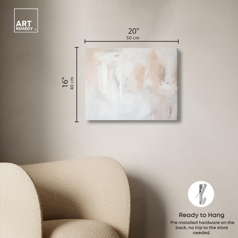 «Opalescent Hues II», reproduction d'art sur toile par Art Remedy, H 16 po x l 20 po, Toile tendue avec châssis