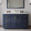 Ensemble de meuble-lavabo simple autoportant 54 po avec plateau en quartz Miranda-98149014-98149016-98167199