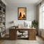 Bath and Laundry Calm Stones Candles Bamboo Leaves Reflections Peaceful Scene-1768721342