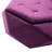 Elegant, Purple, Polygon Diamond , Velvet , Ideal, Footrest, Storage, Dorm Purple Storage Comfortable Seating And Spacious For Dressing Room, 34"L X 30.5"W 13.5"H-953123733