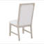 Table de salle à manger moderne transitionnelle 9 pièces avec chaises rembourrées 8x