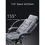 Fauteuil de bureau en lin avec repose-pieds