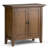 Redmond 32"W Solid Wood 2-Shelf Low Storage Cabinet with Adjustable Shelves-1975995722