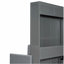 Lit escamotable double avec oreiller, gris-121070196