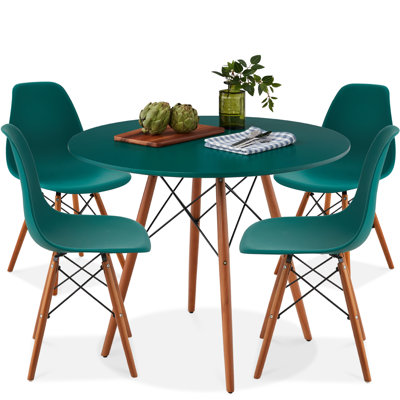 Kivan 4 - Person Four Leg Base Dining Set