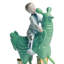 Figurine de poule berçante