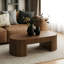 Clova - Table basse moderne en noyer-1346183291
