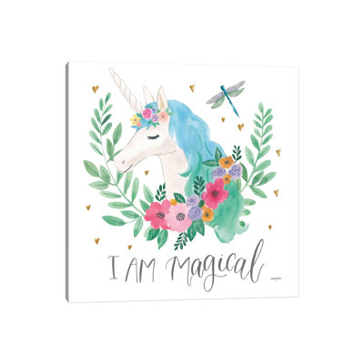 Magical Friends Dragonfly by Jenaya Jackson - Wrapped Canvas Gallery-Wrapped Canvas Giclée