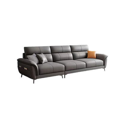 Modern straight row simple sofa
