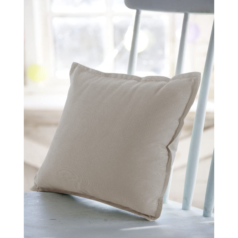 Ektor Square Euro Cushion, Light Grey
