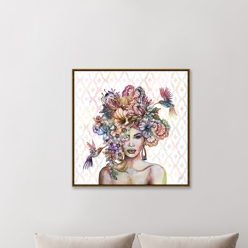 Floralista VIII Painting by Jackie Von Tobel