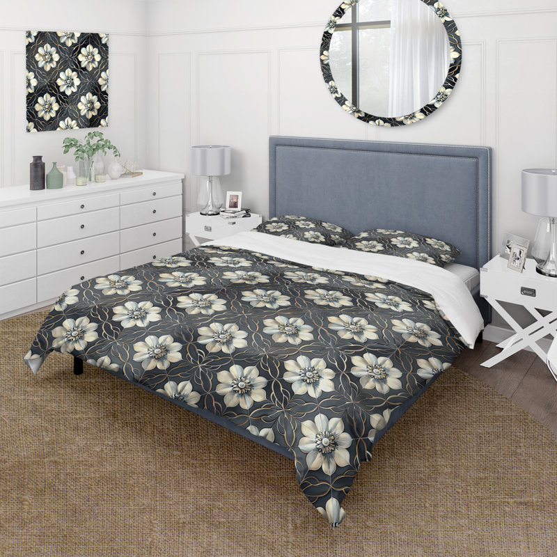 Ensemble de housse de couette Traditional, Housse de couette très grand + 2 très grandes ta