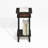 Turn-N-Tube Side Table, 3-Tier End Table with Storage Bin, Open Shelf Night Stand, Bedside Table, Toolless Assembly, for Living Room, Bedroom, Black Espresso