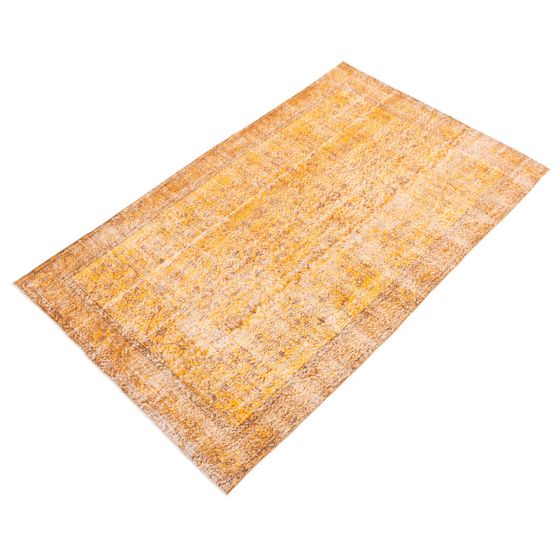 Tapis orange transitionnel de couleur 5 pi 5 po x 9 pi 3 po