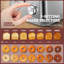 Grille-pain rétro à 2 tranches avec fentes extra larges - acier inoxydable, 7 réglages d'ombrage, fonctions bagel et dégivrage, plateau à miettes amovible - argent