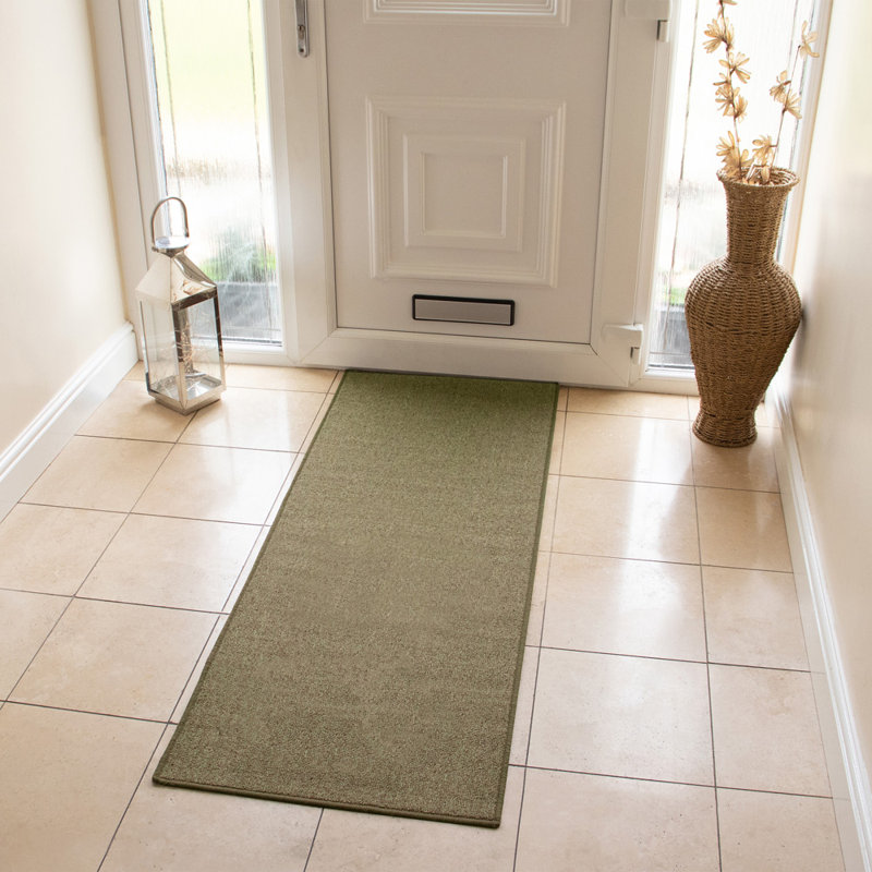 Non-Slip Indoor Doormat, Brown, Rectangle W57 x L150 cm