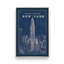 «Blueprint New York Chrysler Building» par Sue Schlabach, reproduction d'art-1899843037-1899840132-1899840177