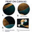 Soft Marble Coastal Balance III - Art mural abstrait sur toile marbrée-338960695-338960692-338960699