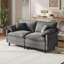 Canapé modulaire 73 po Corduroy-186251102