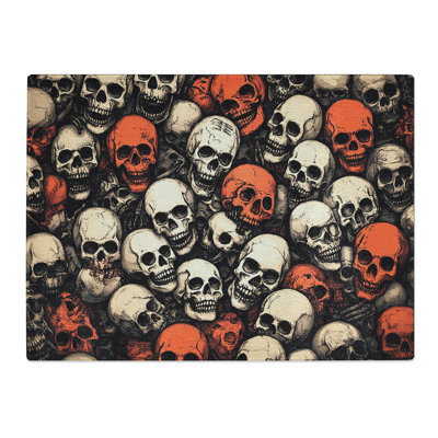 Skulls Vol.6  Glass Chopping Board