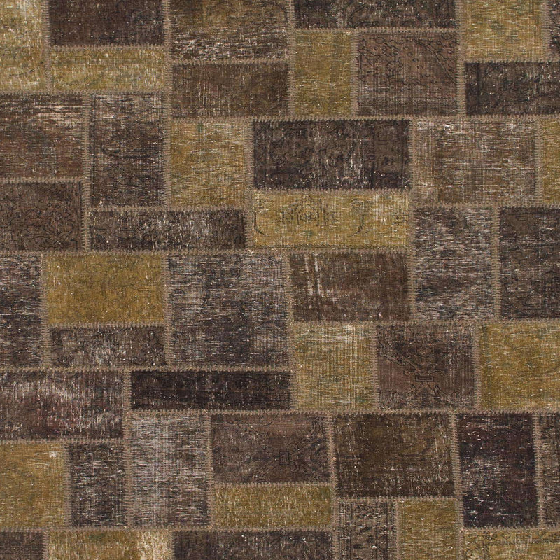 Tapis abstrait moderne 1361, Carré 8 pi