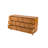 Bronx Modern Solid Wood Six Drawer Dresser Caramel