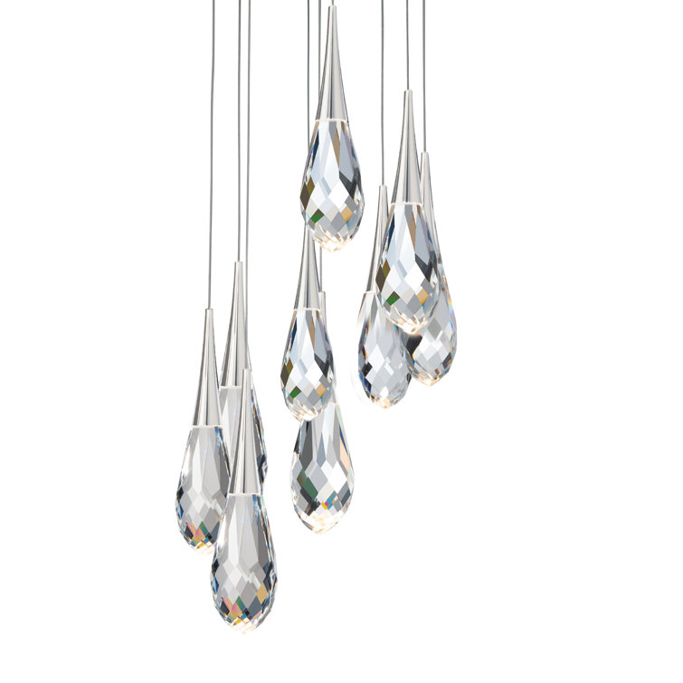 Hibiscus 9 - Light LED Pendant