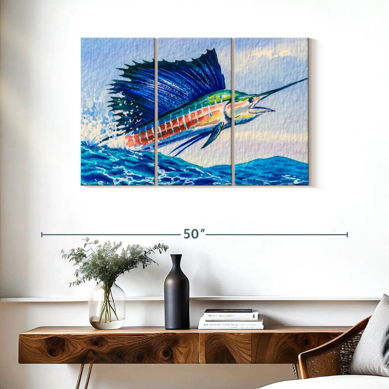 Brampt Sailfish, 24" H x 38" W
