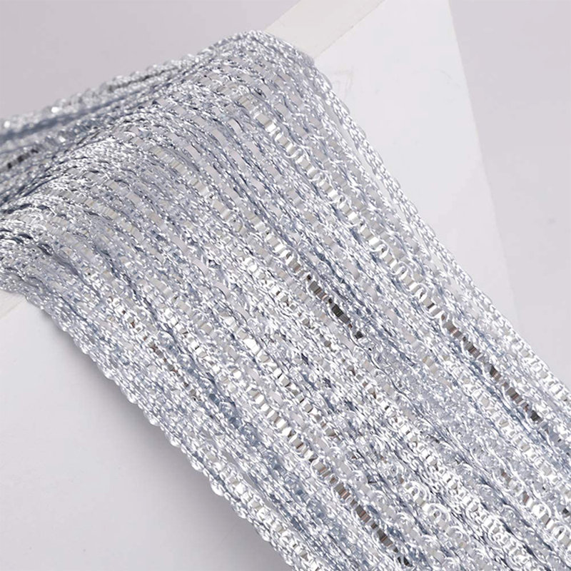 Argonne Semi Sheer Curtain Single Panel, Silver