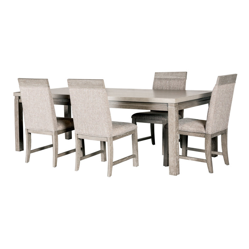 Ensemble de table de salle à manger Alderville, 5 pièces: table, 4 chaises