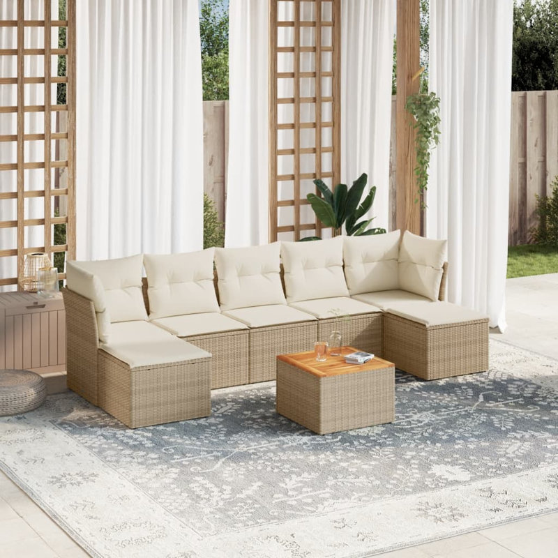 Ensemble de canapé de jardin Vidaxl