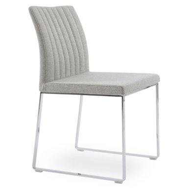 Zeyno Sled Metal Dining Chair