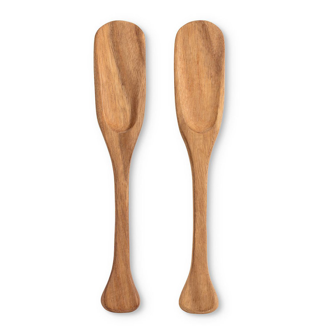 Laleia Stainless Steel Salad Servers (Set of 2) Loon Peak®