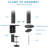 Height Adjustable Universal Desk Mount
