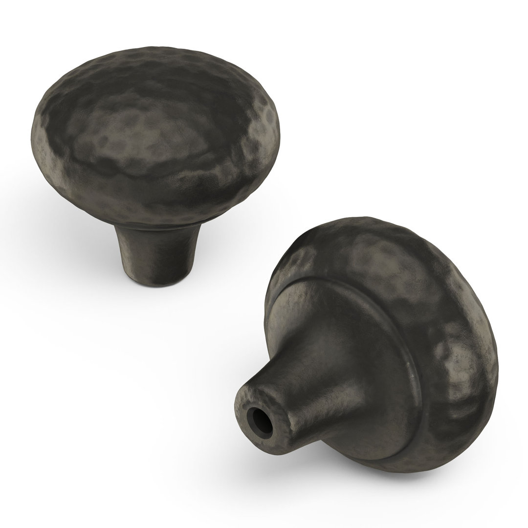 Mountain Lodge 1 3/8" Diameter Mushroom Knob Hickory Hardware 