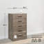 Commode à 5 tiroirs Yazeed-997635868