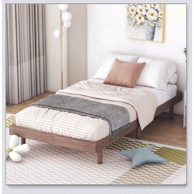 Modern Design Floating Platform Bed Frame