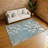 Machine Washable Indoor/Outdoor Boruta ACN2248 Floral Rug-2038831021