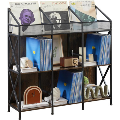 9 Grids Vinyl Record Storage Holder Rack, Record Display ...