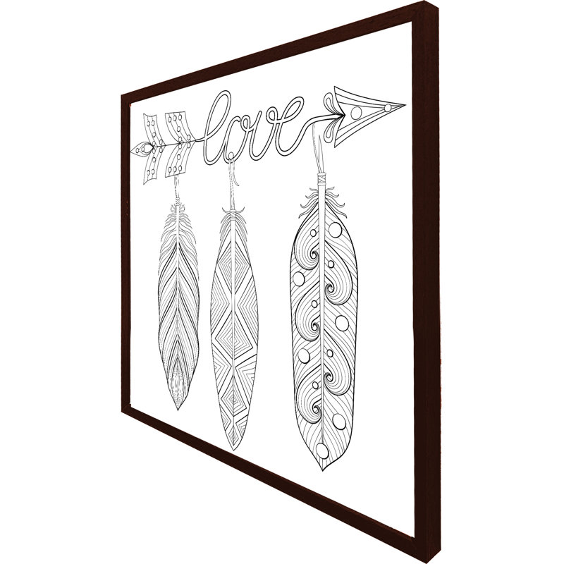 Single Picture Frame Print, 31cm H x 31cm W x 4cm D, Grey Framed