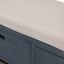 Banc de rangement avec panier amovible et 2 tiroirs-362938681