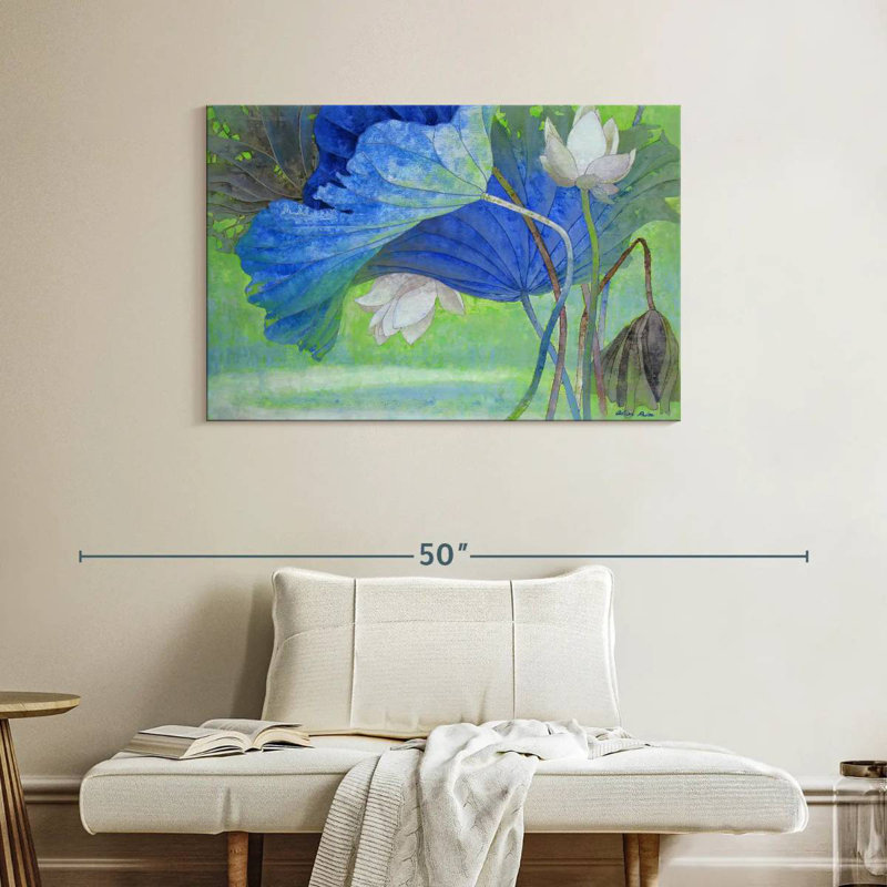 Harnek Azure Early Spring, 26" H x 39" W