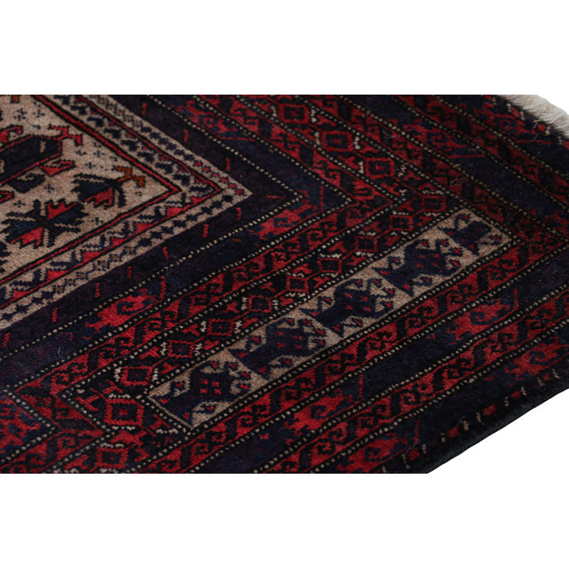 One-of-a-Kind 3'2"X4'7" Hand Knotted Area Rug