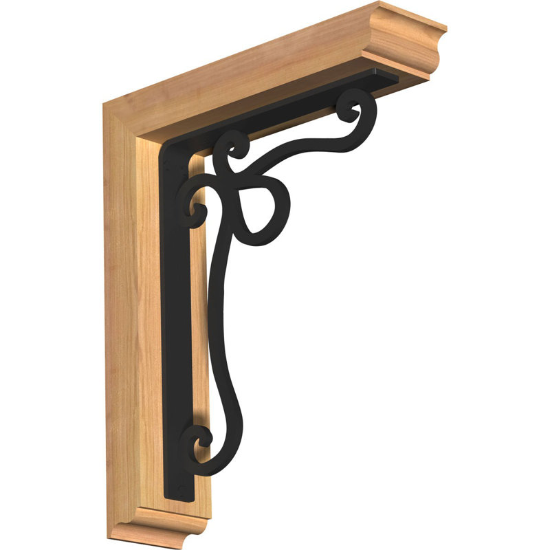 Support l 3 1/2 po x P 20 po x H 23 po, support lisse traditionnel Ironcrest, sapin Douglas (support en fer l 1 1/2 po x P 12 po x H 15 po)