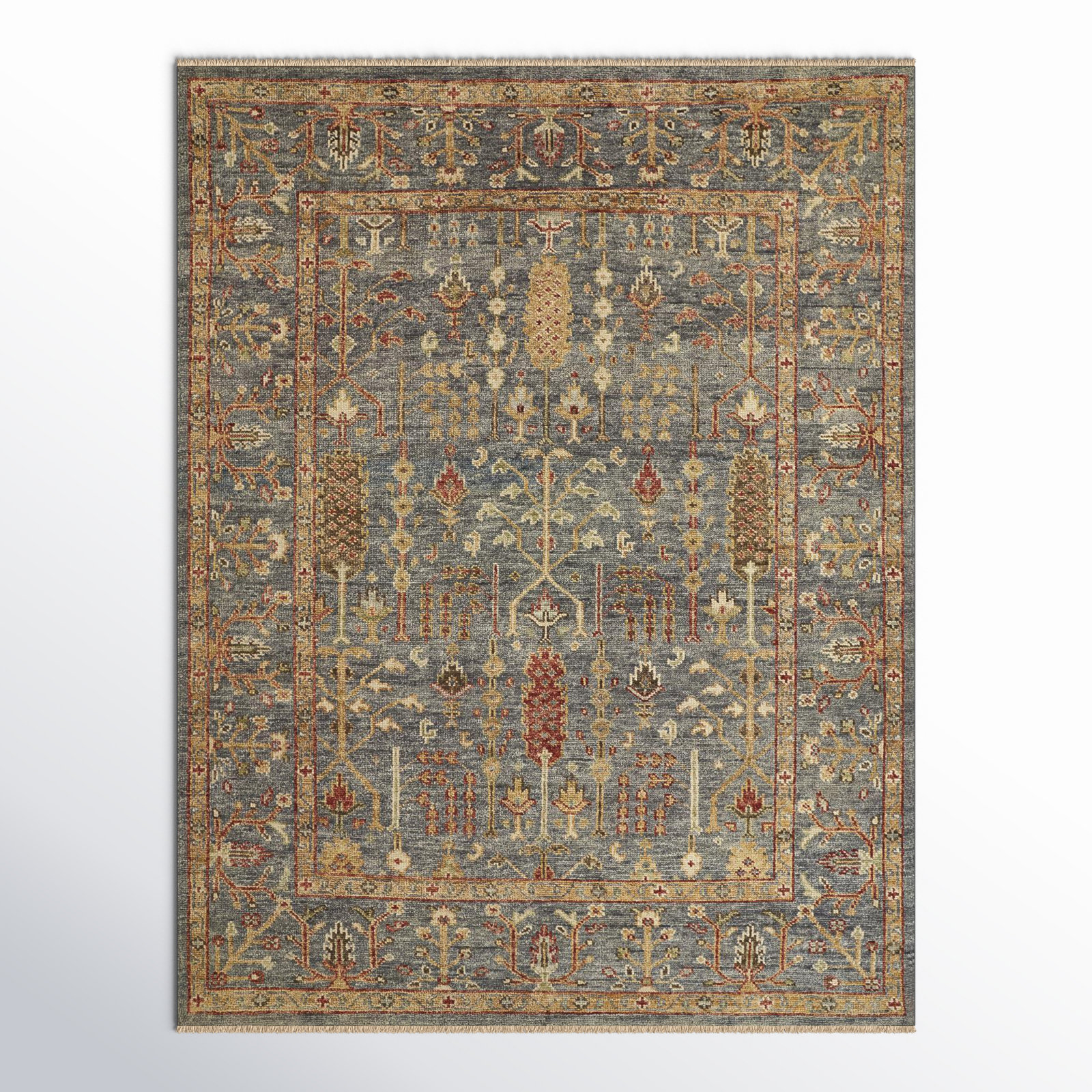 Brandonville Handmade Wool Rug, Rectangle 2' x 3'