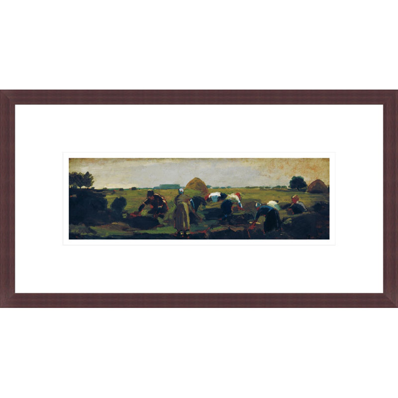 «The Gleaners» par Winslow Homer, impression giclée sur cadre, H 9,19 po x l 16,75 po